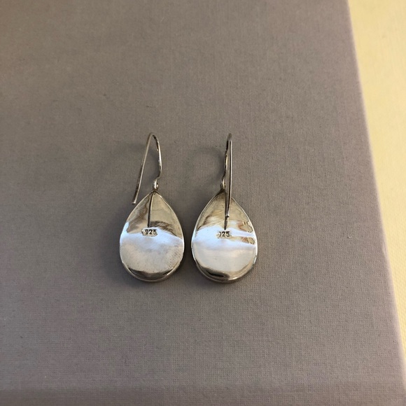 925 Sterling Silver Abalone Earrings - Picture 6 of 6